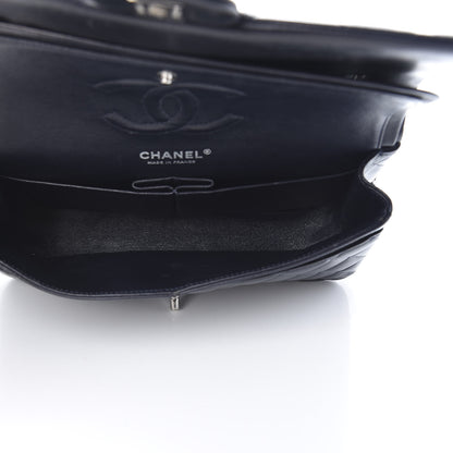 Chanel Lambskin Quilted Medium Double Flap Navy 5 of 15