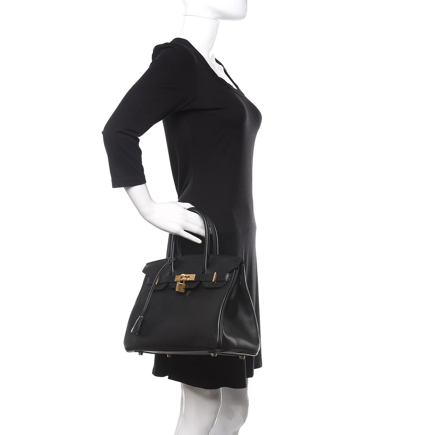 Epsom Birkin 30 Black