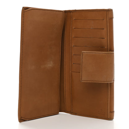 Gucci Calfskin Monogram Continental Wallet Tan 5 of 12