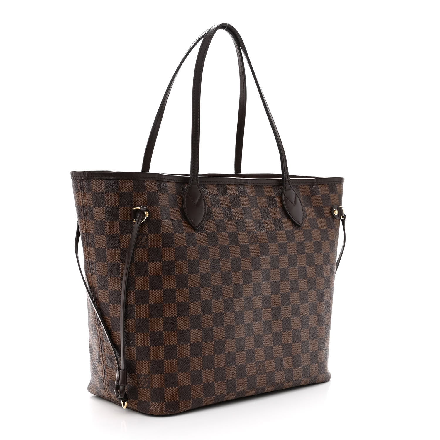 Louis Vuitton Damier Ebene Neo Neverfull MM Rose Ballerine 3 of 14