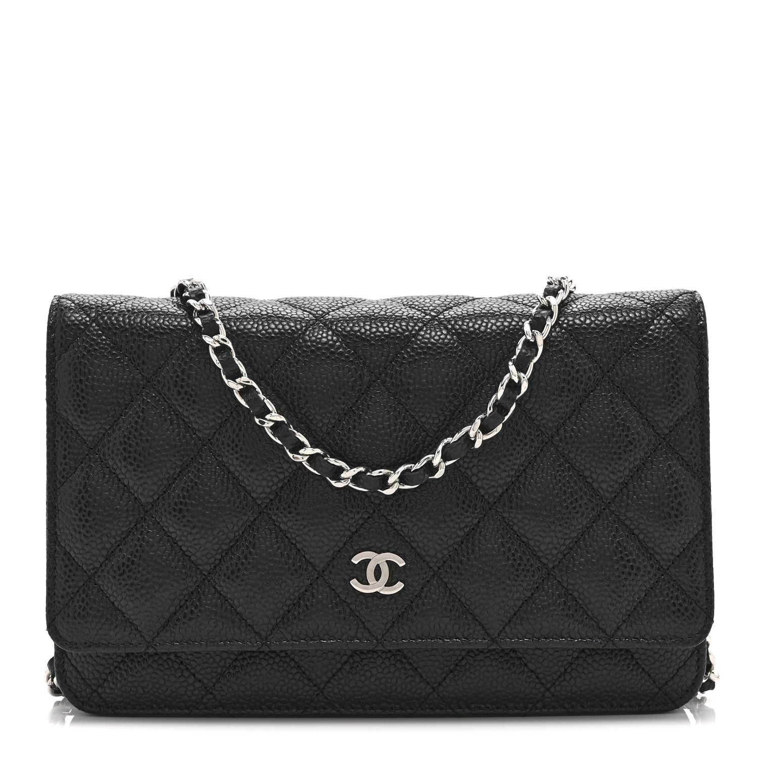 Chanel Caviar Quilted Wallet on Chain WOC Black 1 of 11