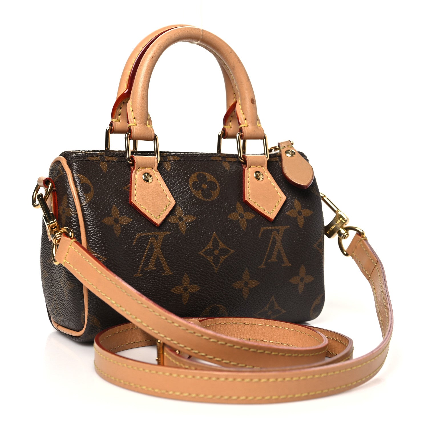 Louis Vuitton Monogram Nano Speedy Bandouliere 3 of 12