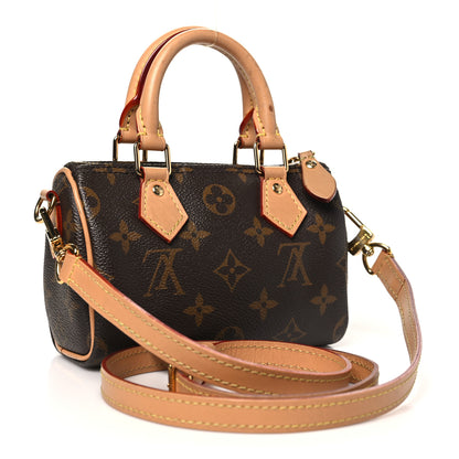 Louis Vuitton Monogram Nano Speedy Bandouliere 3 of 12