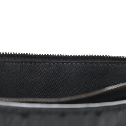 Miu Miu Calfskin Crocodile Embossed Top Handle Tote Black 11 of 12
