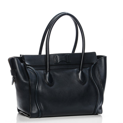 Celine Smooth Calfskin Shoulder Luggage Navy 3 of 10