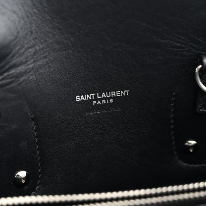 Saint Laurent Grained Calfskin Small Sac De Jour Black 6 of 12
