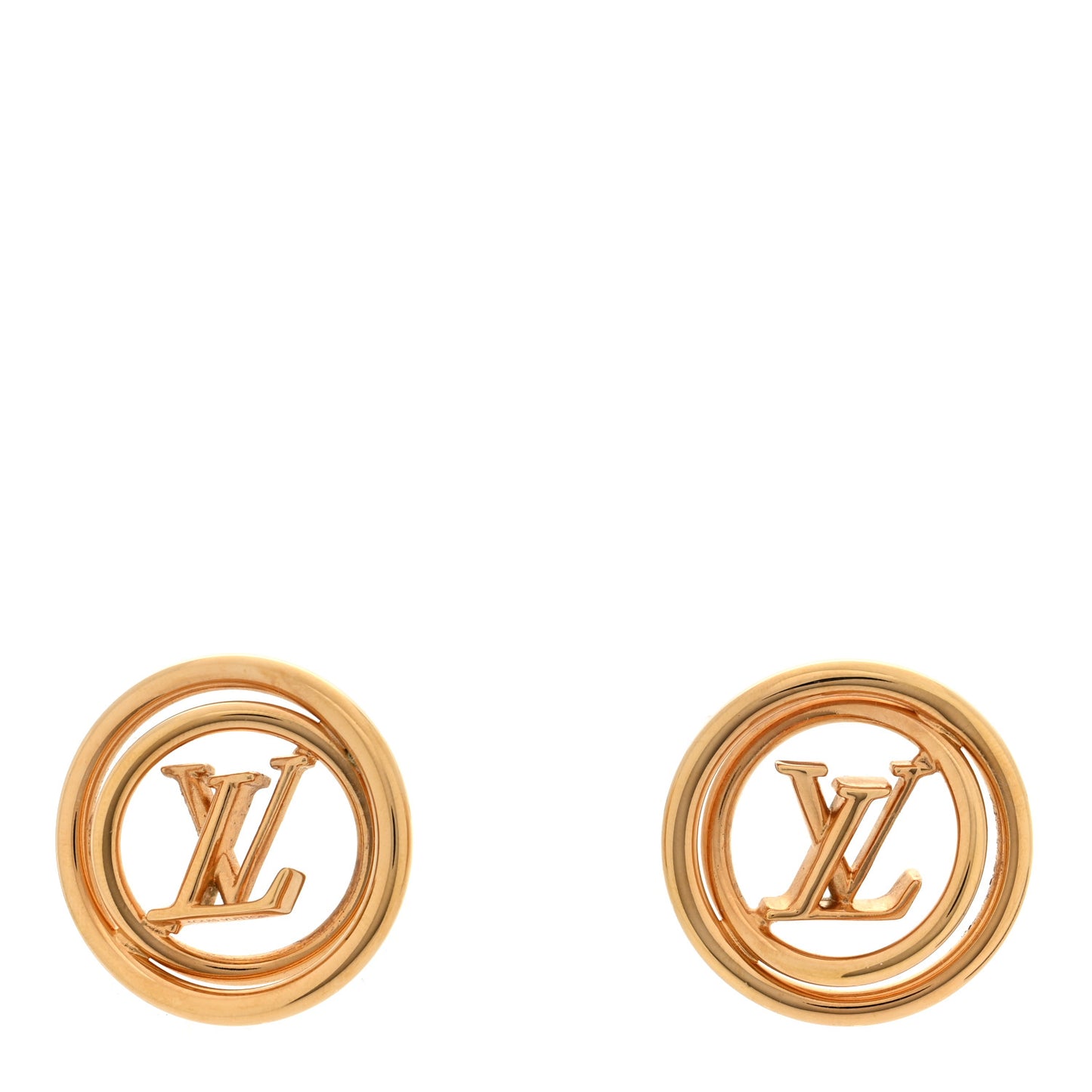 Stellar LV Hoop Cuff Earrings Gold