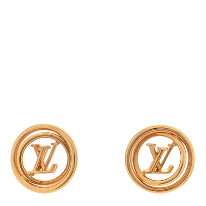 Louis Vuitton Stellar LV Hoop Cuff Earrings Gold 1 of 5
