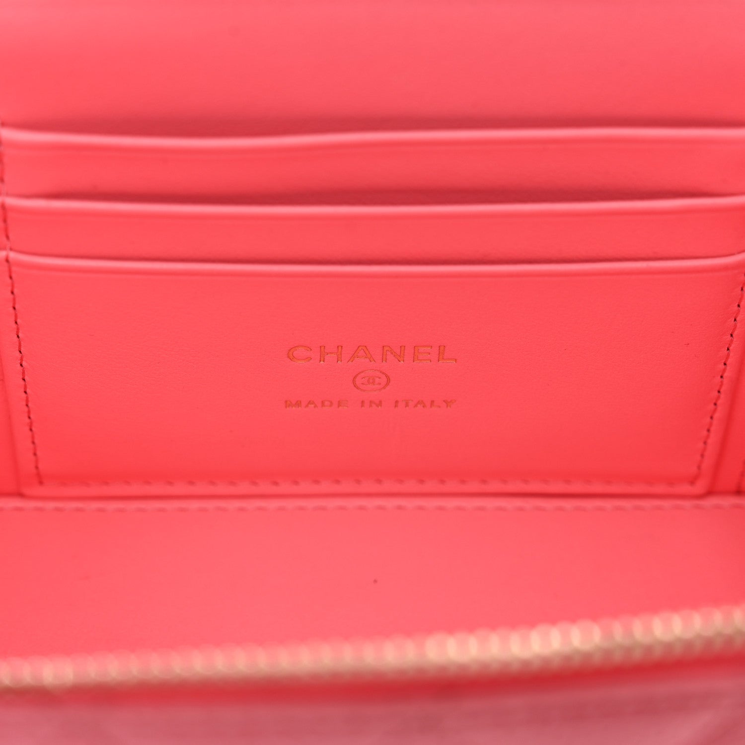 Chanel Shiny Caviar Quilted Pick Me Up Vanity Case Pink 7 of 11