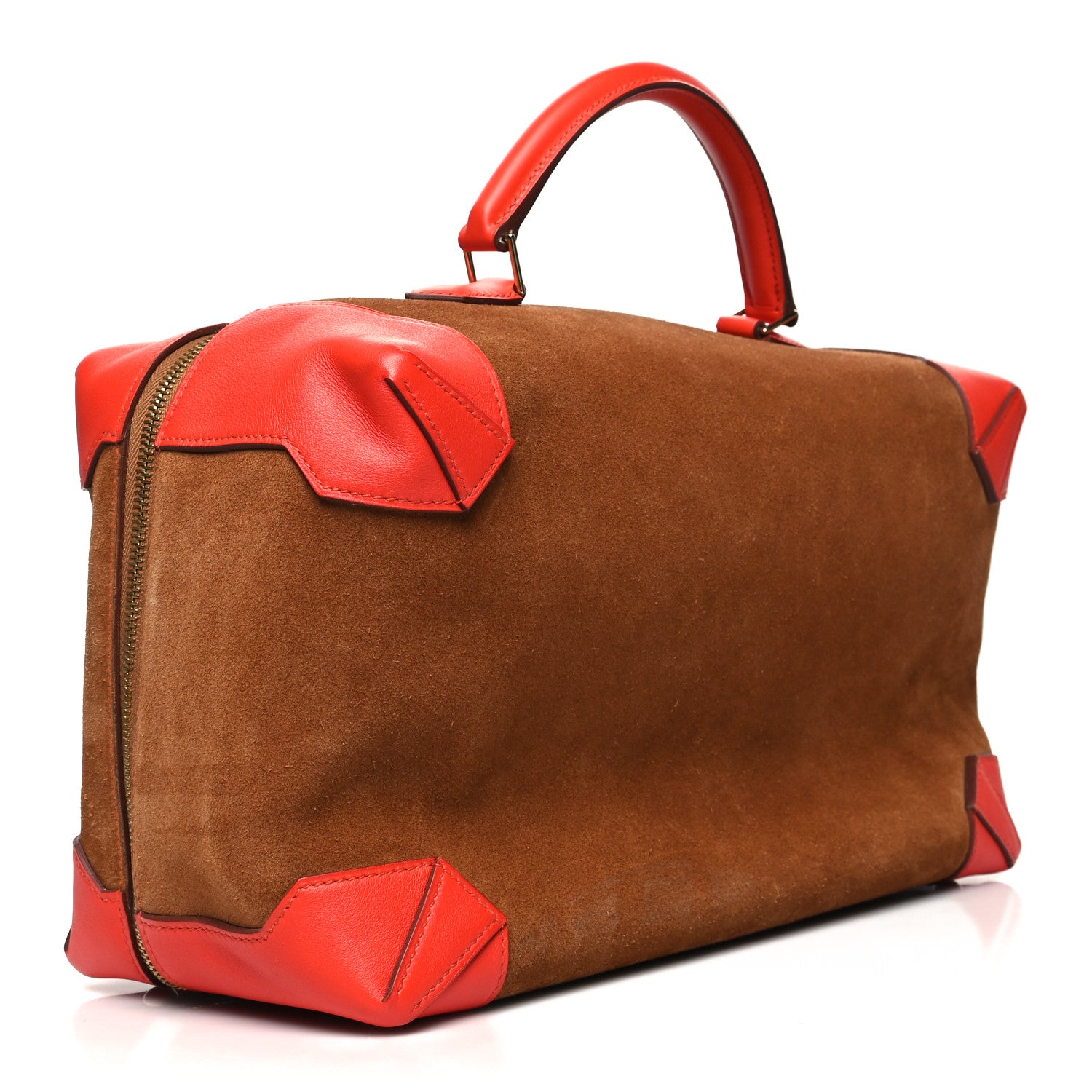 Hermes Veau Doblis Swift Maxibox 37 Chamois Capucine 3 of 13