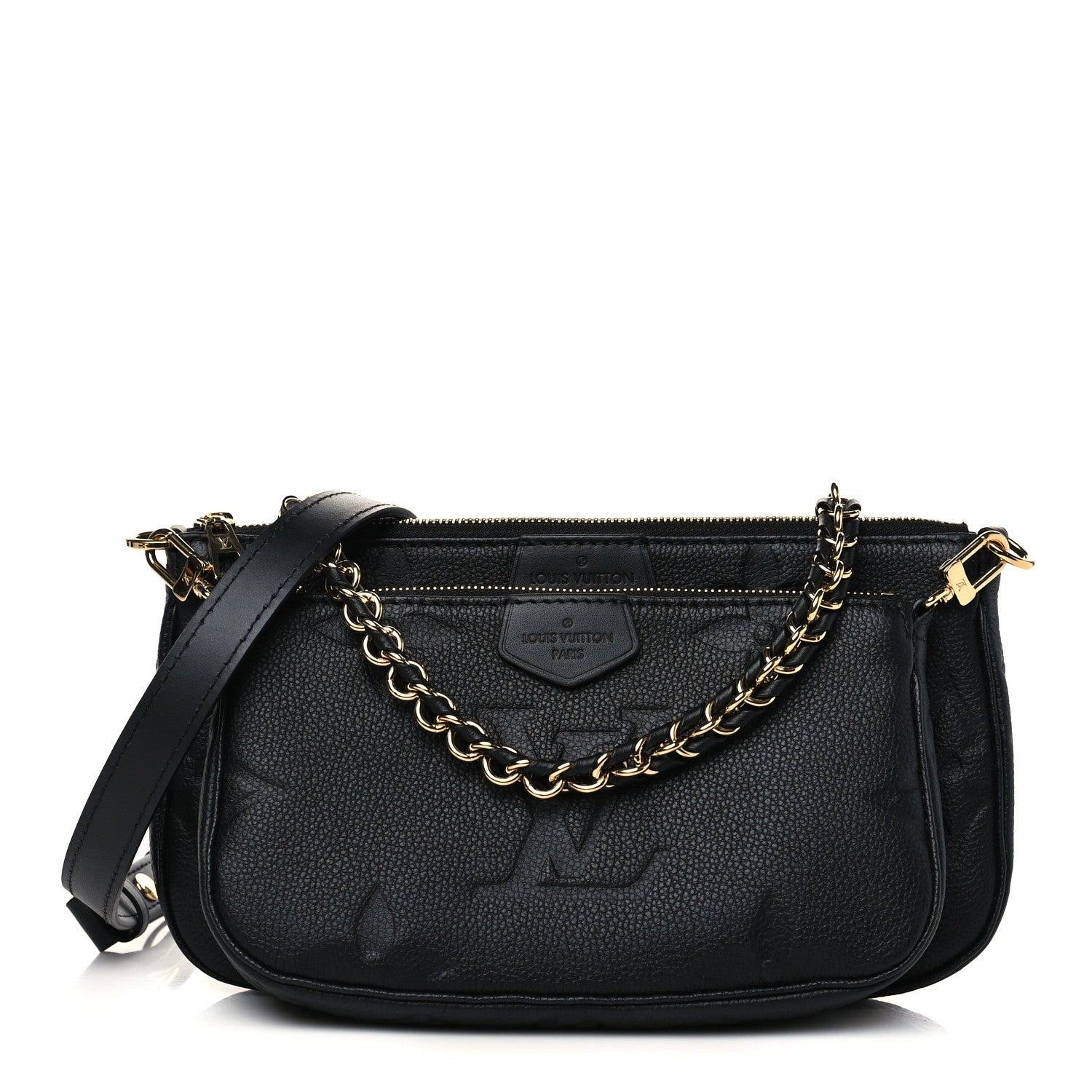 Louis Vuitton Empreinte Monogram Giant Multi Pochette Accessories Black 1 of 7