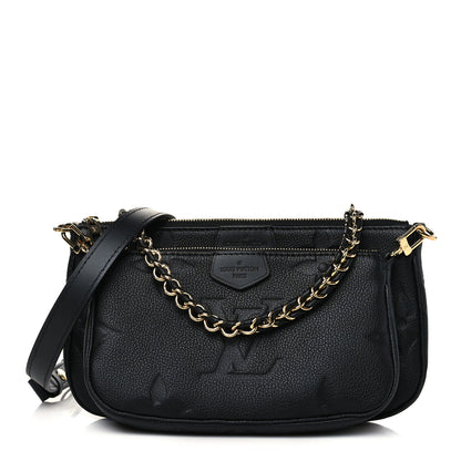 Louis Vuitton Empreinte Monogram Giant Multi Pochette Accessories Black 1 of 7