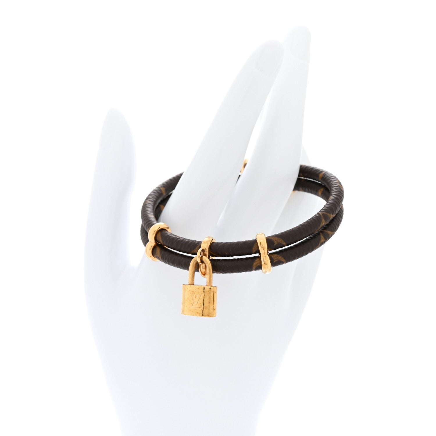 Louis Vuitton Monogram Keep it Twice Bracelet 19 4 of 4