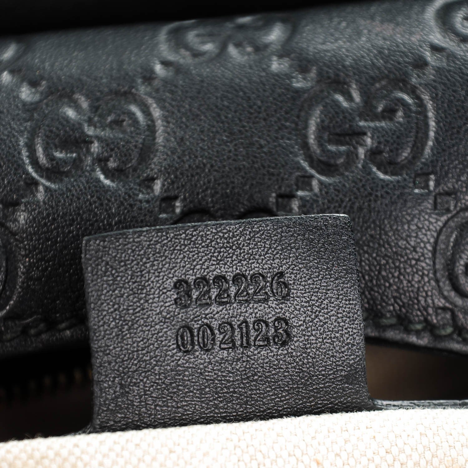 Gucci Guccissima Medium Emily Hobo Black 6 of 7