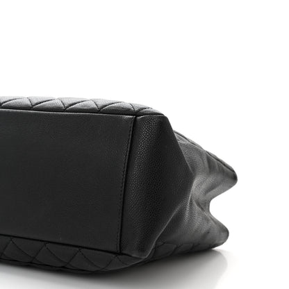 Chanel Caviar Quilted Grand Shopping Tote GST Black 11 of 12