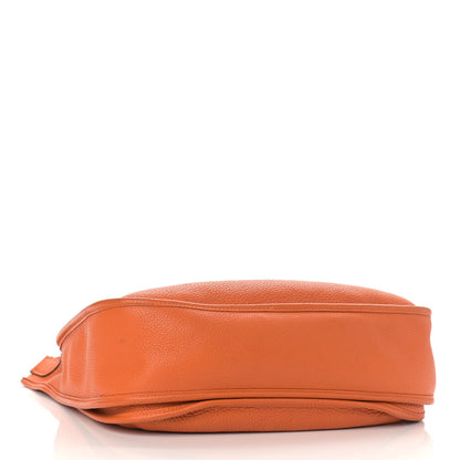 Hermes Taurillon Clemence Evelyne III PM Orange 3 of 19