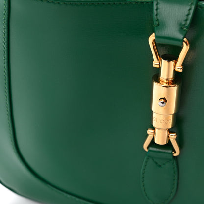 Gucci Boarded Dyana Lux Calfskin Small Jackie 1961 Hobo Emerald 13 of 13