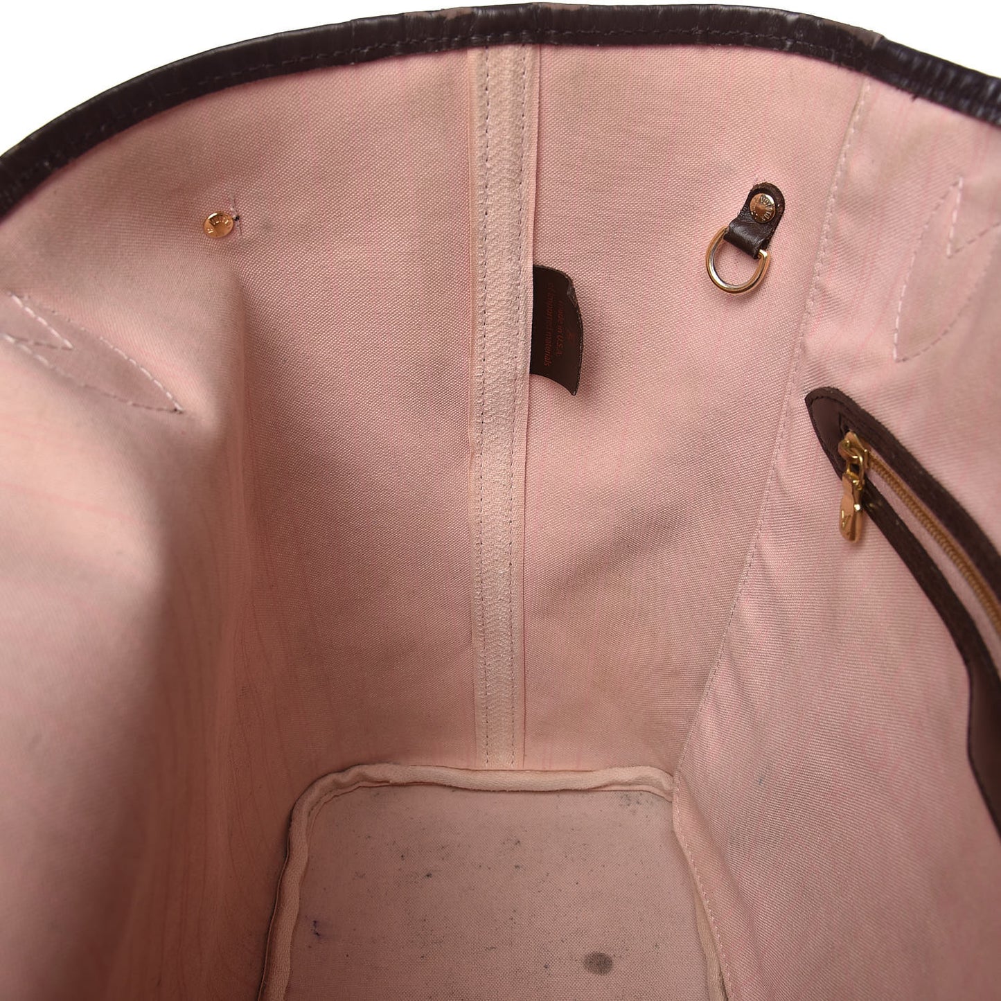 Damier Ebene Neo Neverfull MM Rose Ballerine