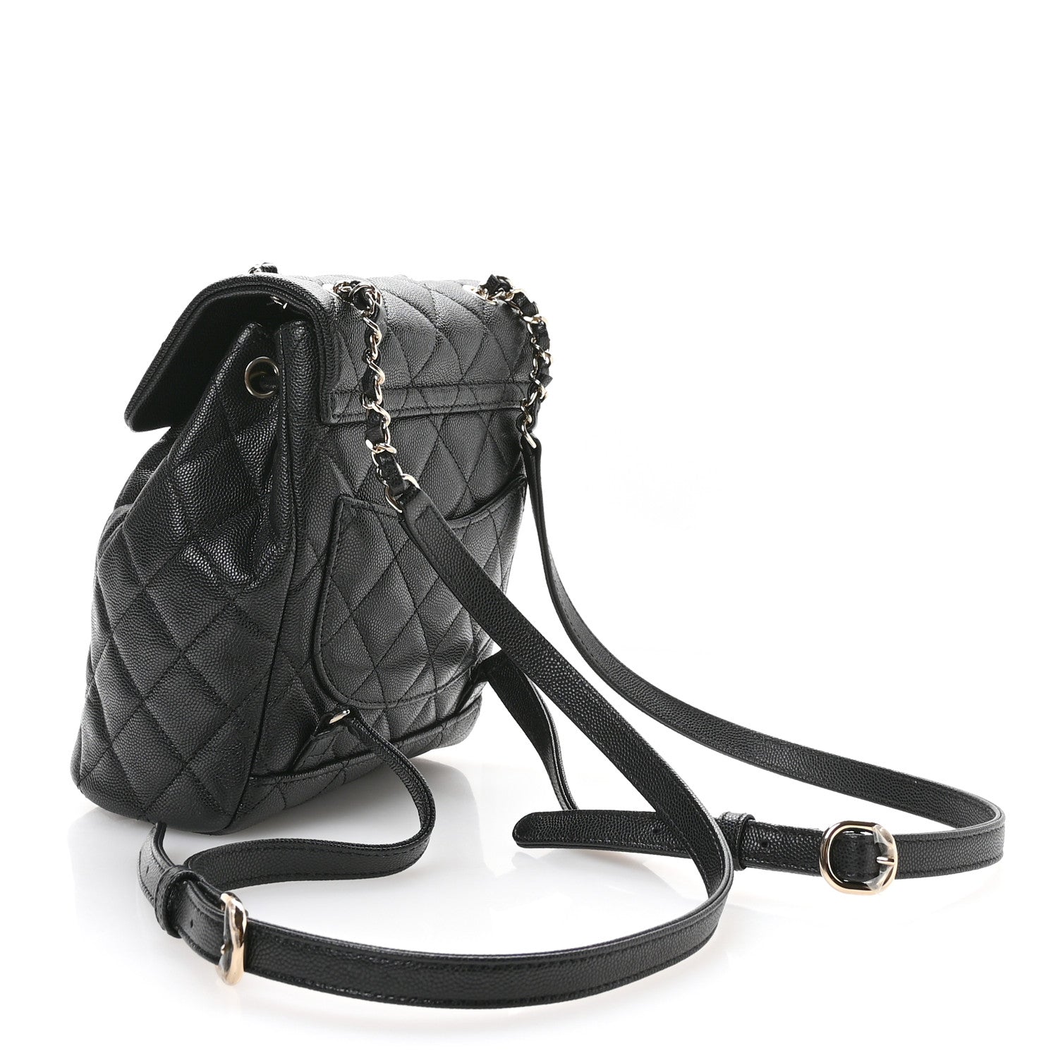Chanel Caviar Quilted Mini Urban Spirit Backpack Black 3 of 12