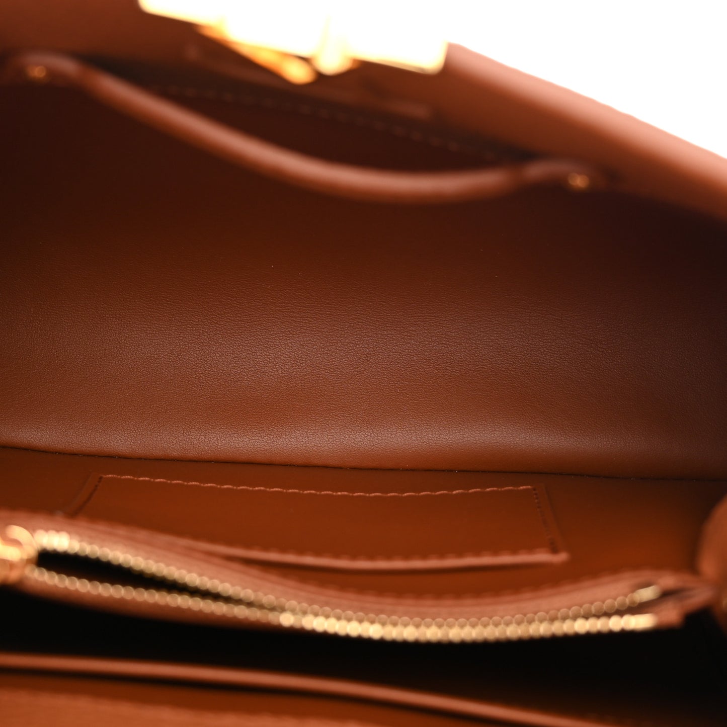 Taurillon Capucines BB Tan