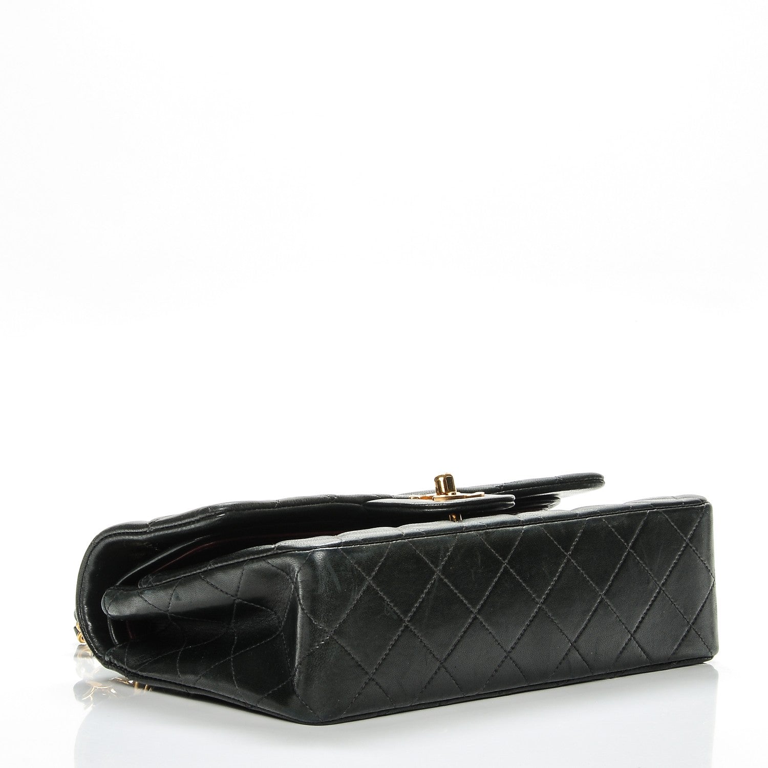 Chanel Lambskin Quilted Small Double Flap Black 4 of 8