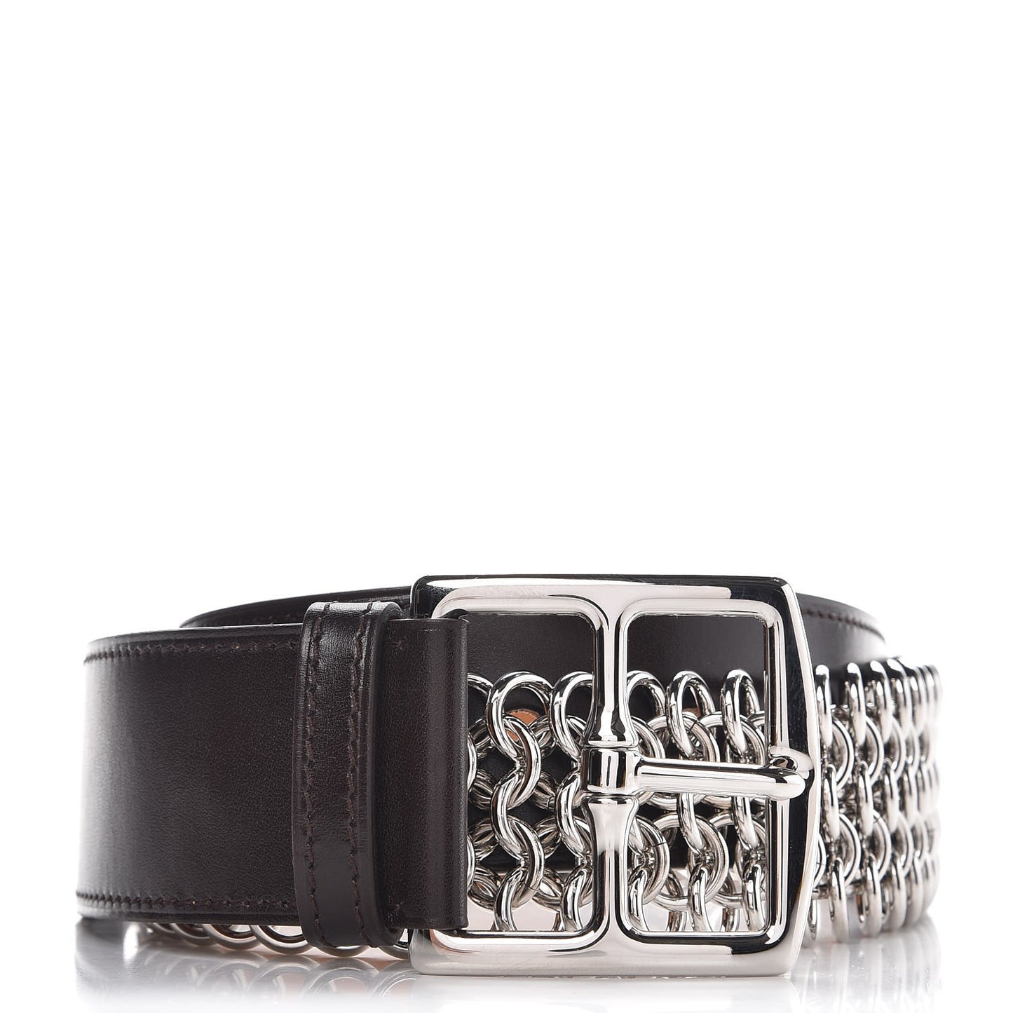 Box Etriviere Chain Belt 80 Chocolate
