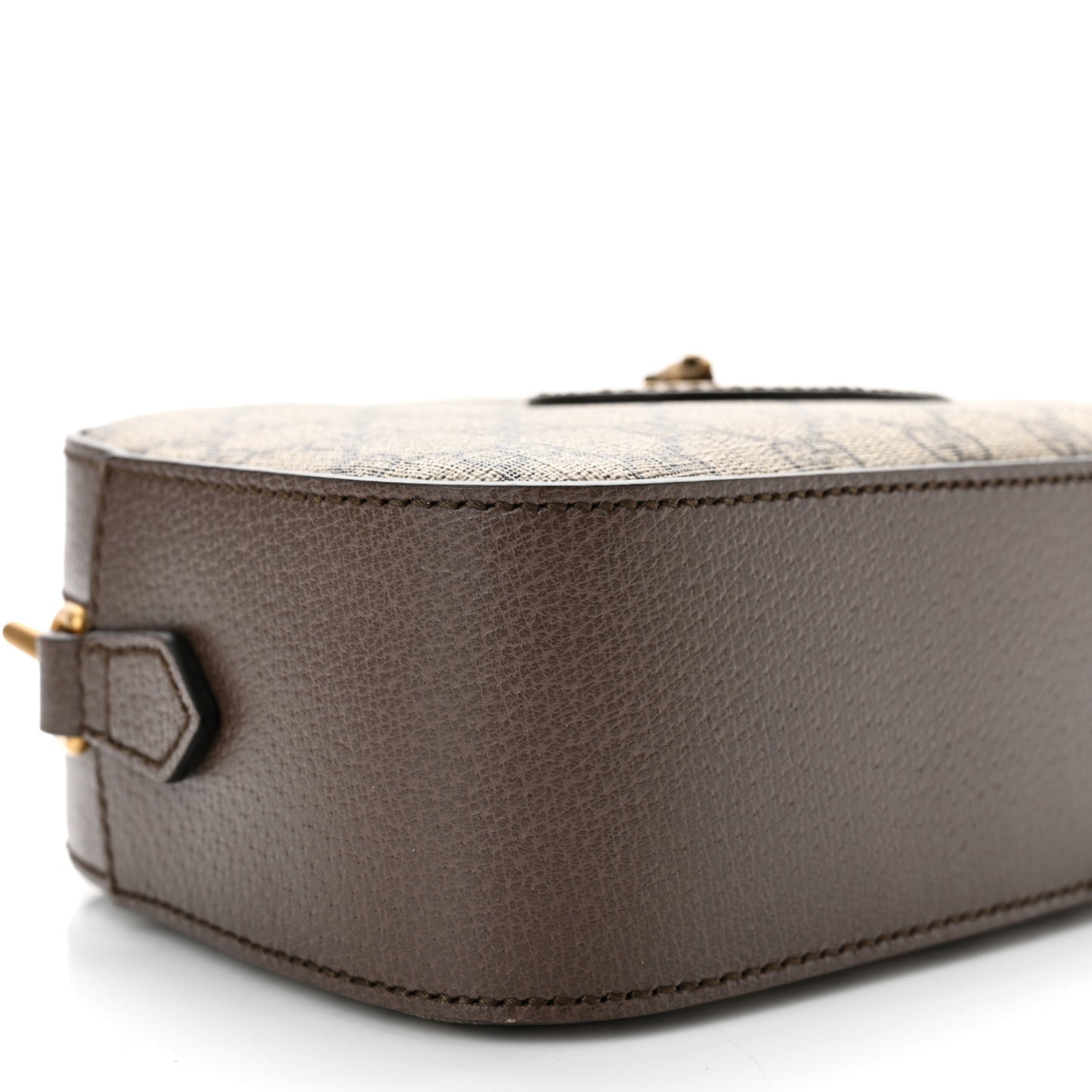 GG Supreme Monogram Web Neo Vintage Shoulder Bag Beige New Acero Crop