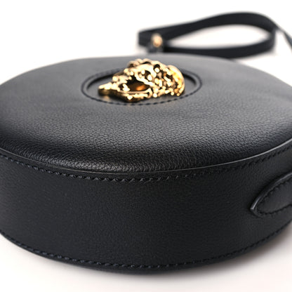 Versace Calfskin La Medusa Round Camera Bag Black 8 of 8