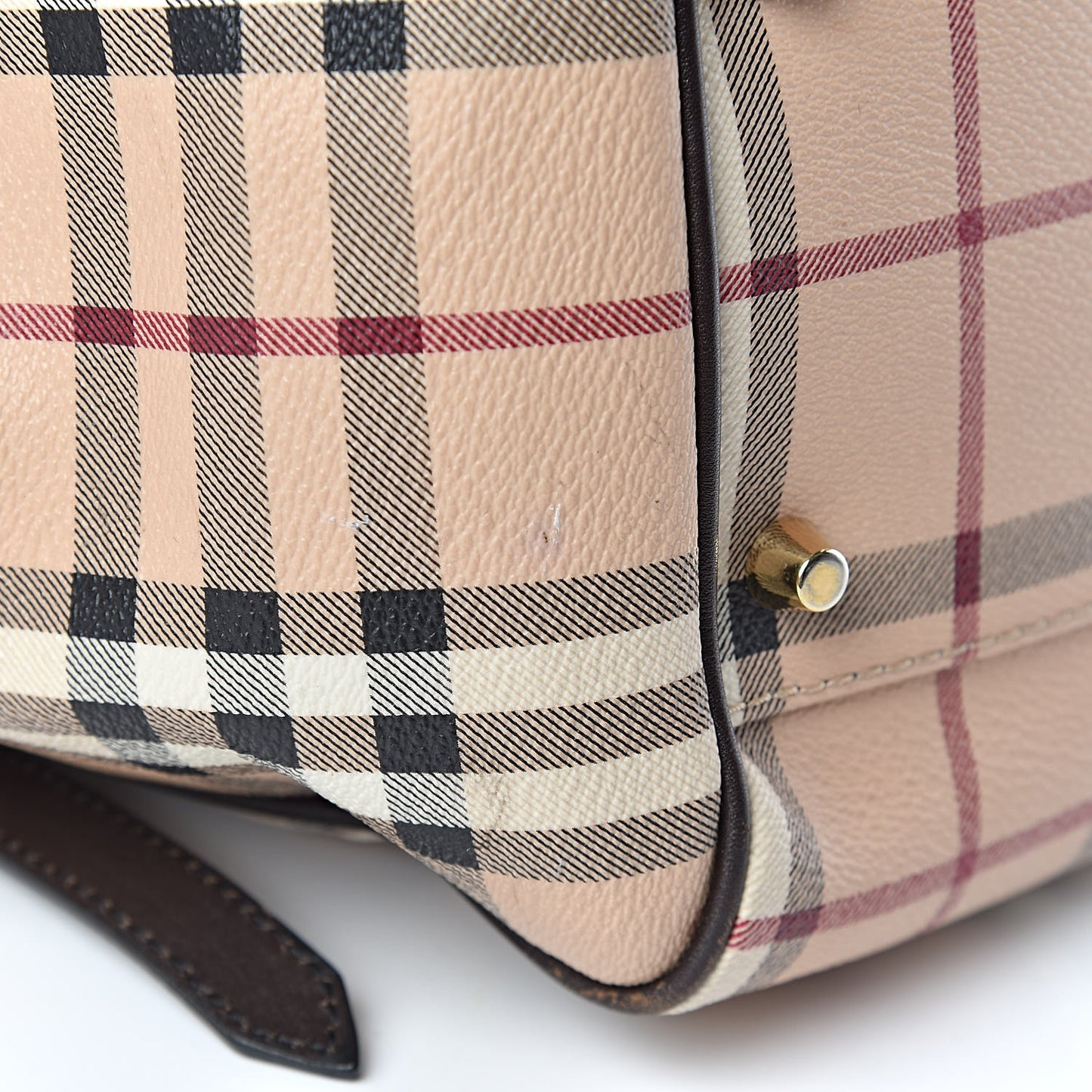 Haymarket Check Small Canterbury Tote Chocolate
