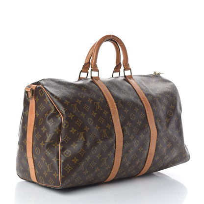 Louis Vuitton Monogram Keepall Bandouliere 50 3 of 13
