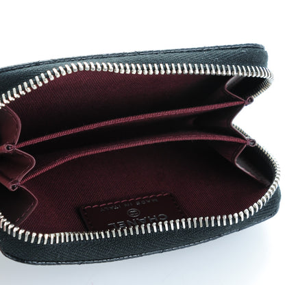 Chanel Caviar Quilted Zip Coin Purse Black 5 of 7