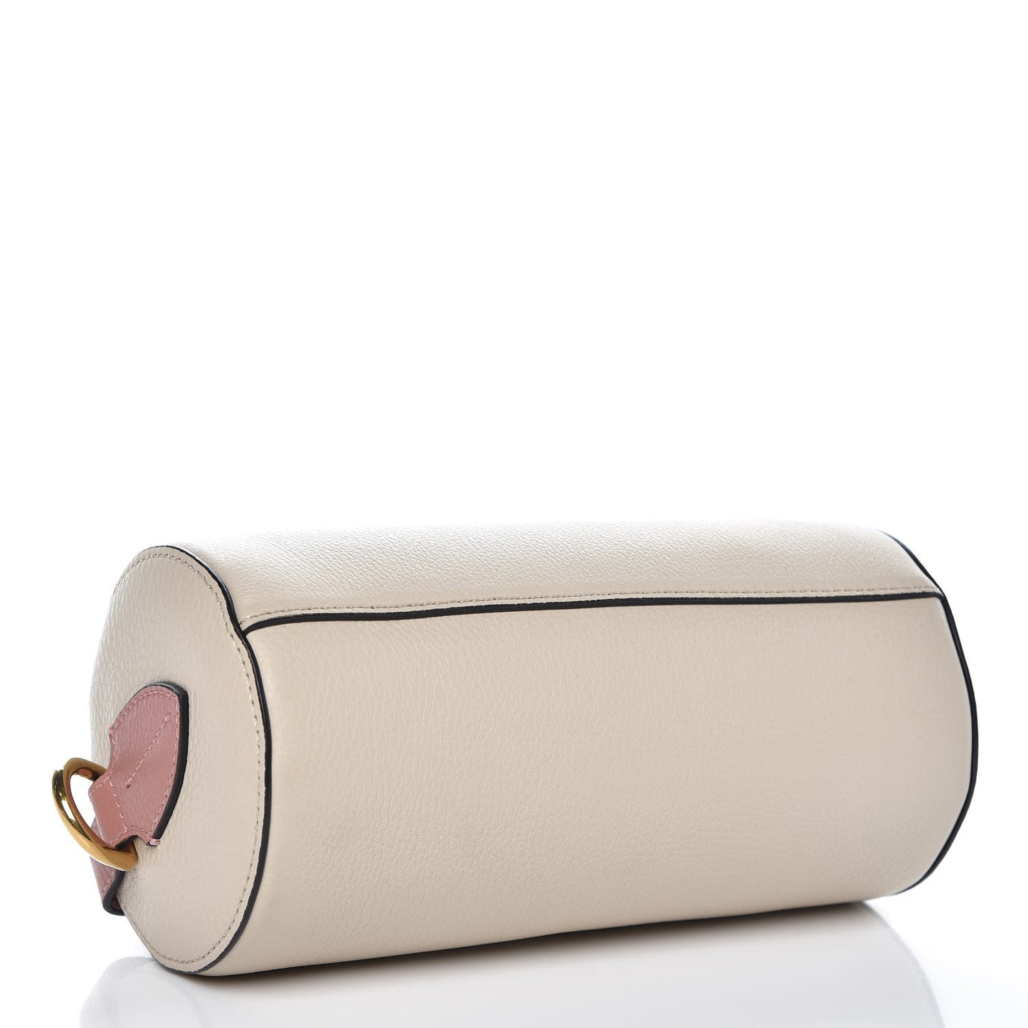 Calfskin The Barrel Bag Limestone Dusty Rose