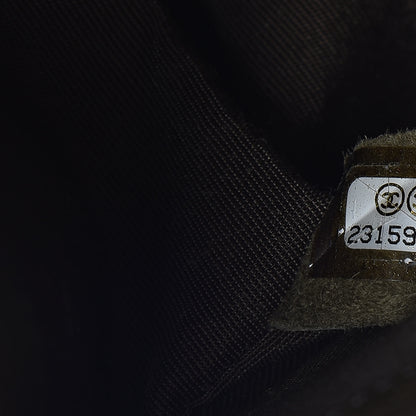 Chanel Caviar Quilted Medium Boy Flap Khaki 7 of 11