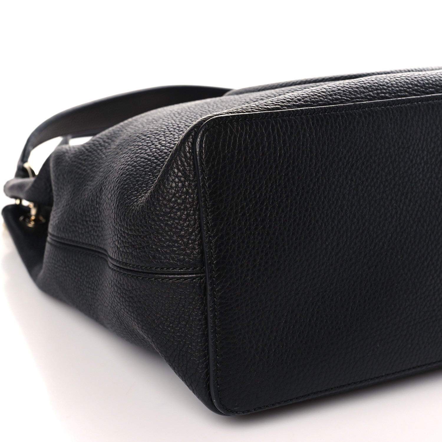 Gucci Pebbled Calfskin Large Soho Hobo Black 8 of 9