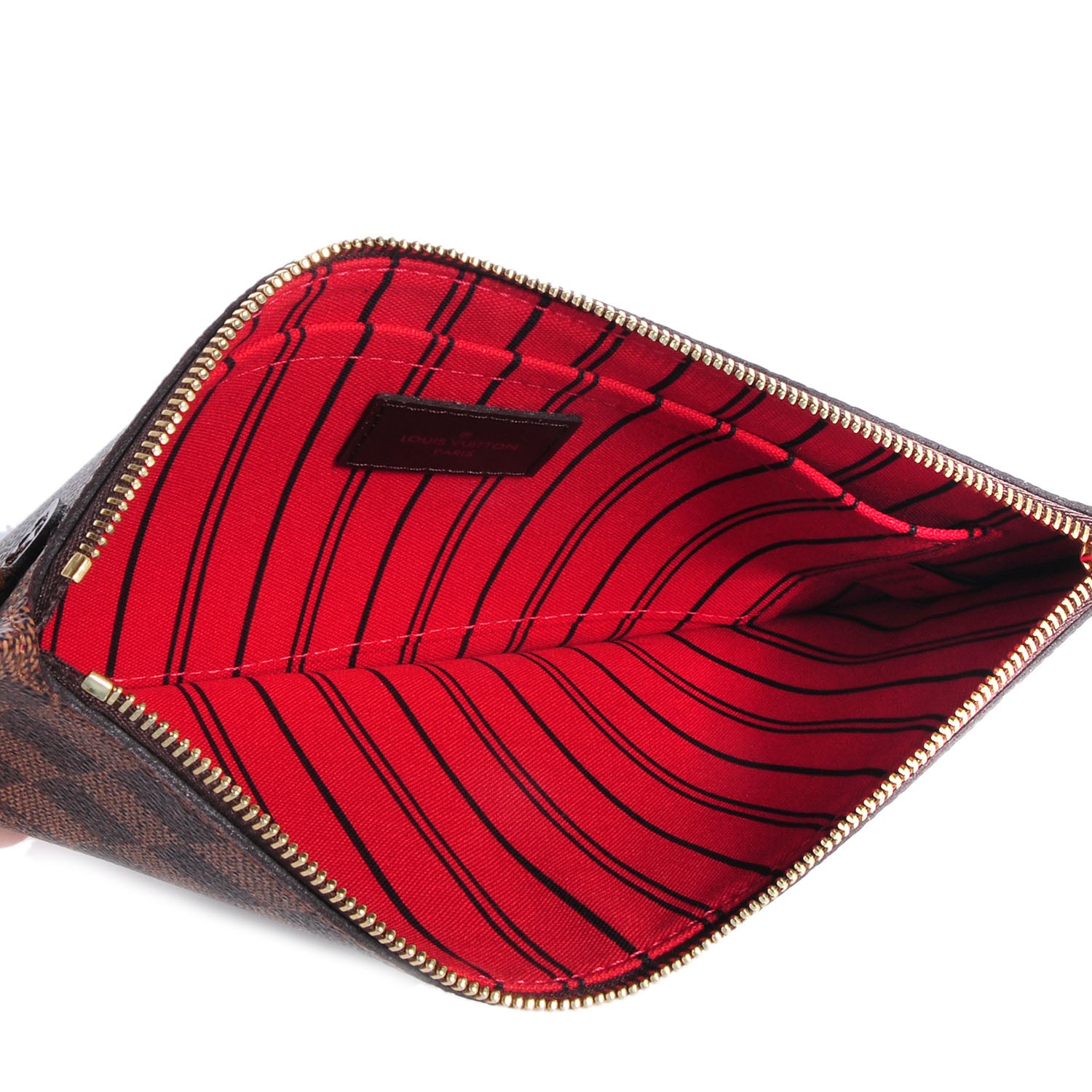 Louis Vuitton Damier Ebene Neverfull MM GM Pochette 5 of 8