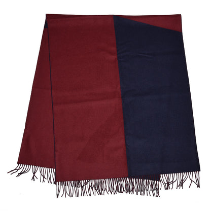 Hermes Cashmere Casaque Stole Marine Rouge 3 of 4