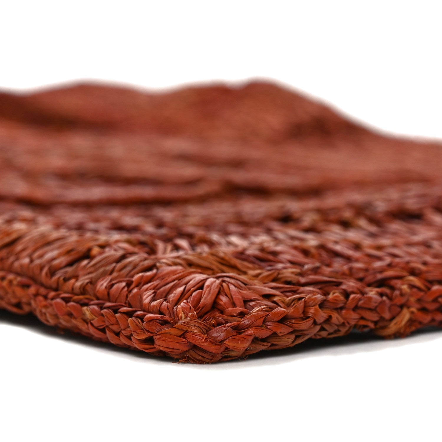 Chloe Raffia Summer Banana Tote Clay Brown 8 of 10