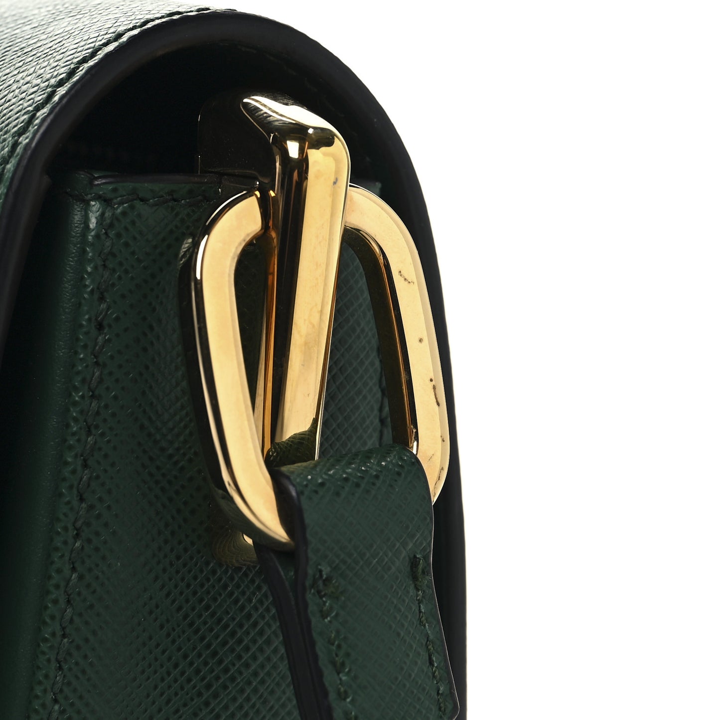 Saffiano Lux Embleme Flap Shoulder Bag Mango