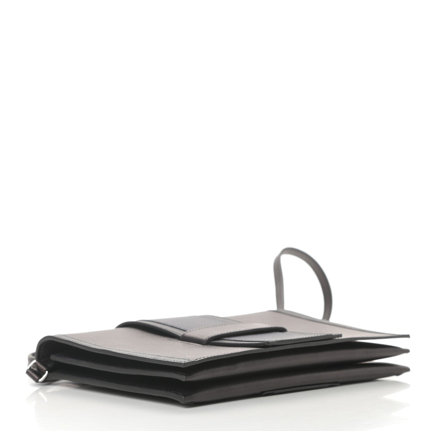 Hermes Evergrain Evercolor H Passant Clutch Bleu Indigo Black Bleu Nuit 4 of 13