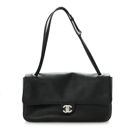 Chanel Grained Calfskin Small Souplissimo Maxi Flap Black 1 of 9