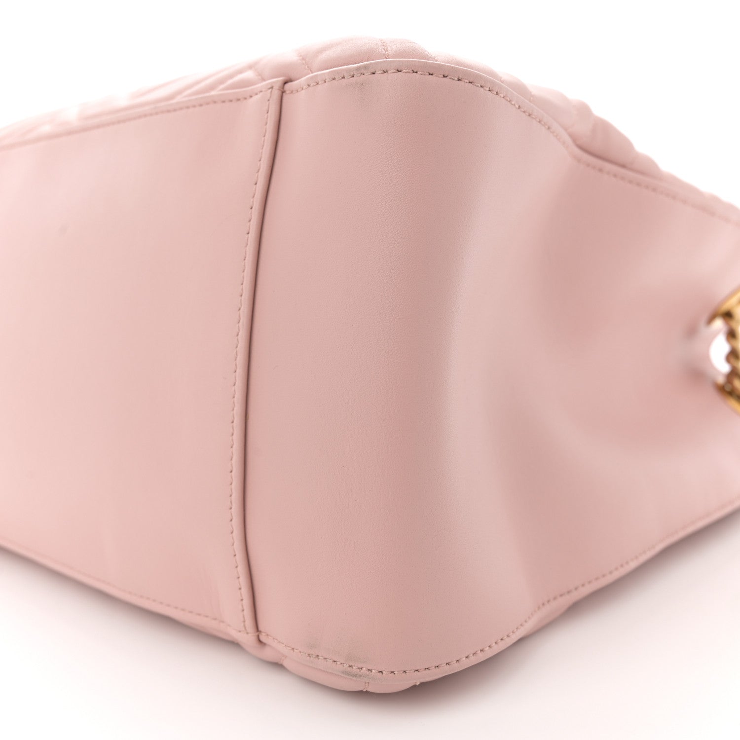 Gucci Calfskin Matelasse Medium GG Marmont Shoulder Tote Bag Perfect Pink 10 of 13