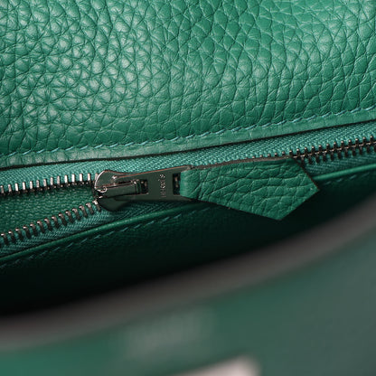 Hermes Taurillon Clemence Kelly Retourne 28 Vert Vertigo 9 of 33