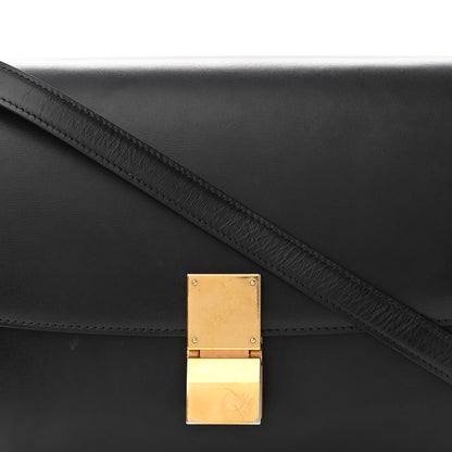 Celine Box Calfskin Medium Classic Box Flap Bag Black 7 of 9