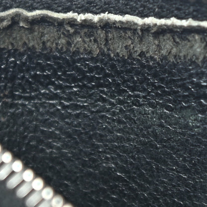 Saint Laurent Grained Calfskin 5 Fragments Zip Pouch Card Holder Black 6 of 12