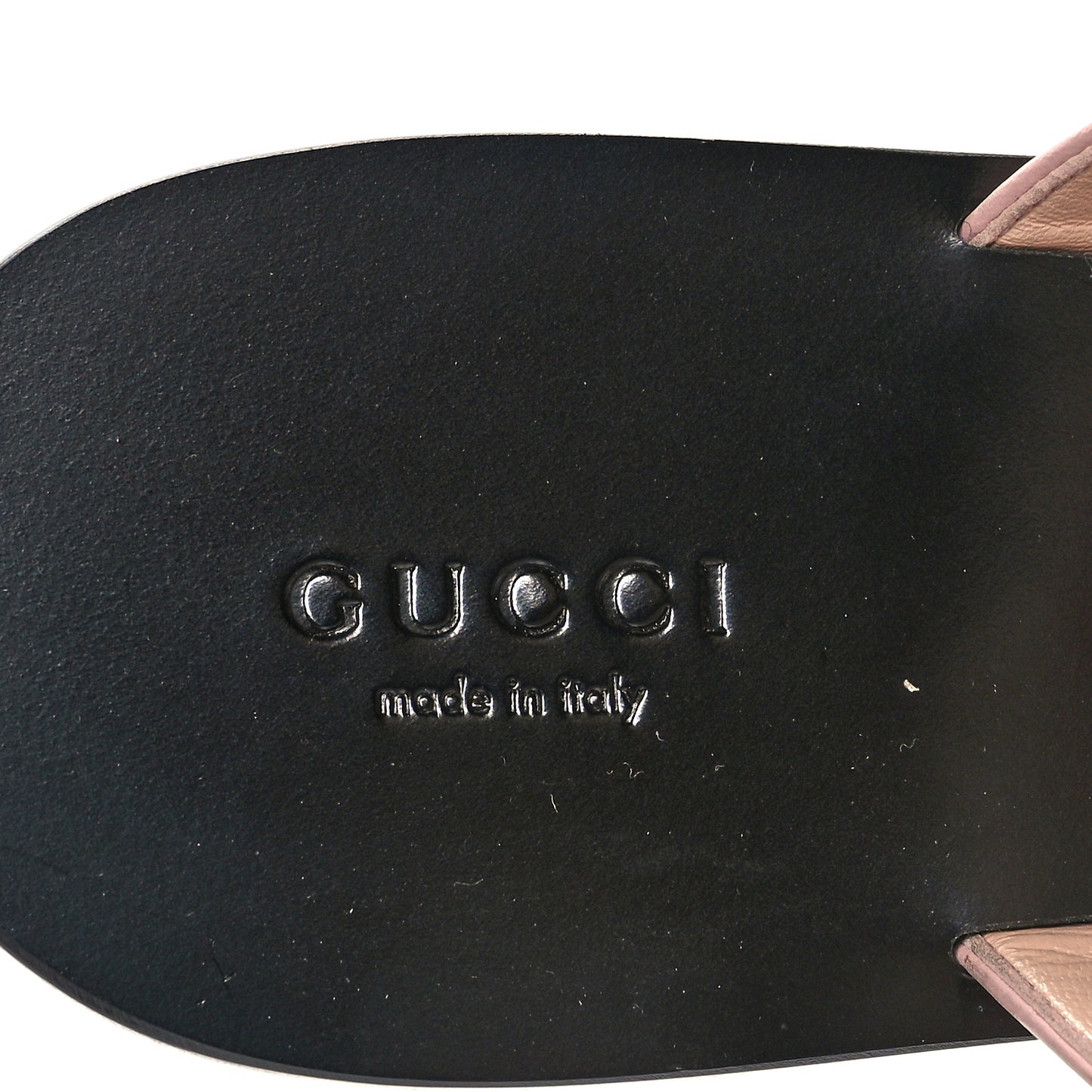 Calfskin GG Marmont Thong Sandals 39 Perfect Pink