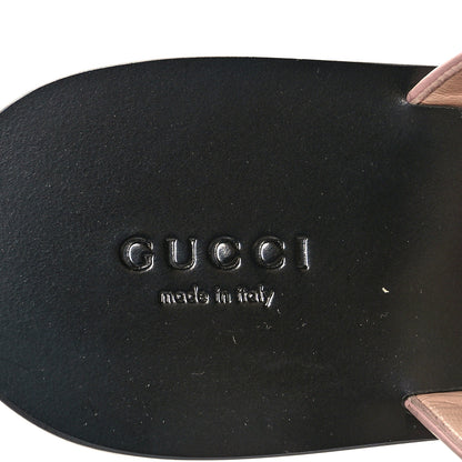 Gucci Calfskin GG Marmont Thong Sandals 39 Perfect Pink 6 of 8