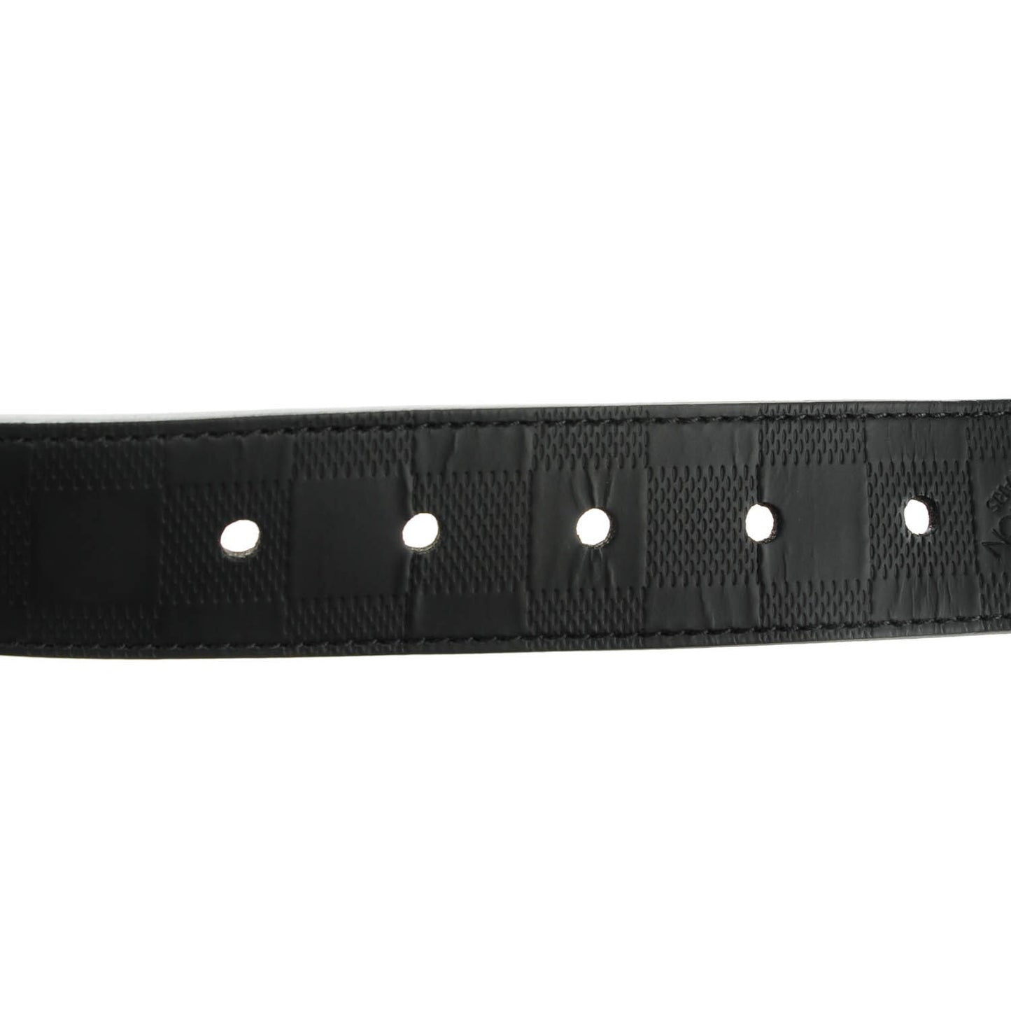 Damier Infini Calfskin Boston 35mm Reversible Belt 110 44 Black