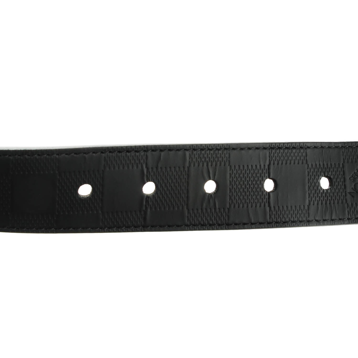 Louis Vuitton Damier Infini Calfskin Boston 35mm Reversible Belt 110 44 Black 4 of 5