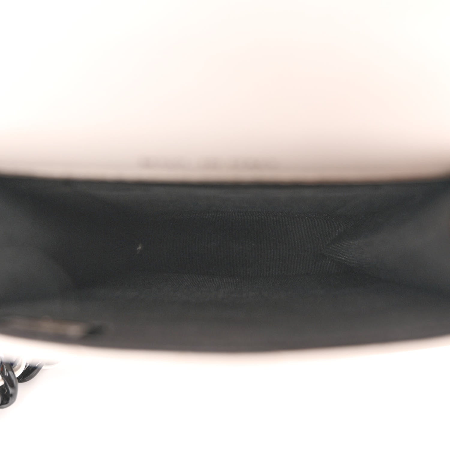 Chanel Caviar Quilted My Everything Clutch With Chain White Black 5 of 12