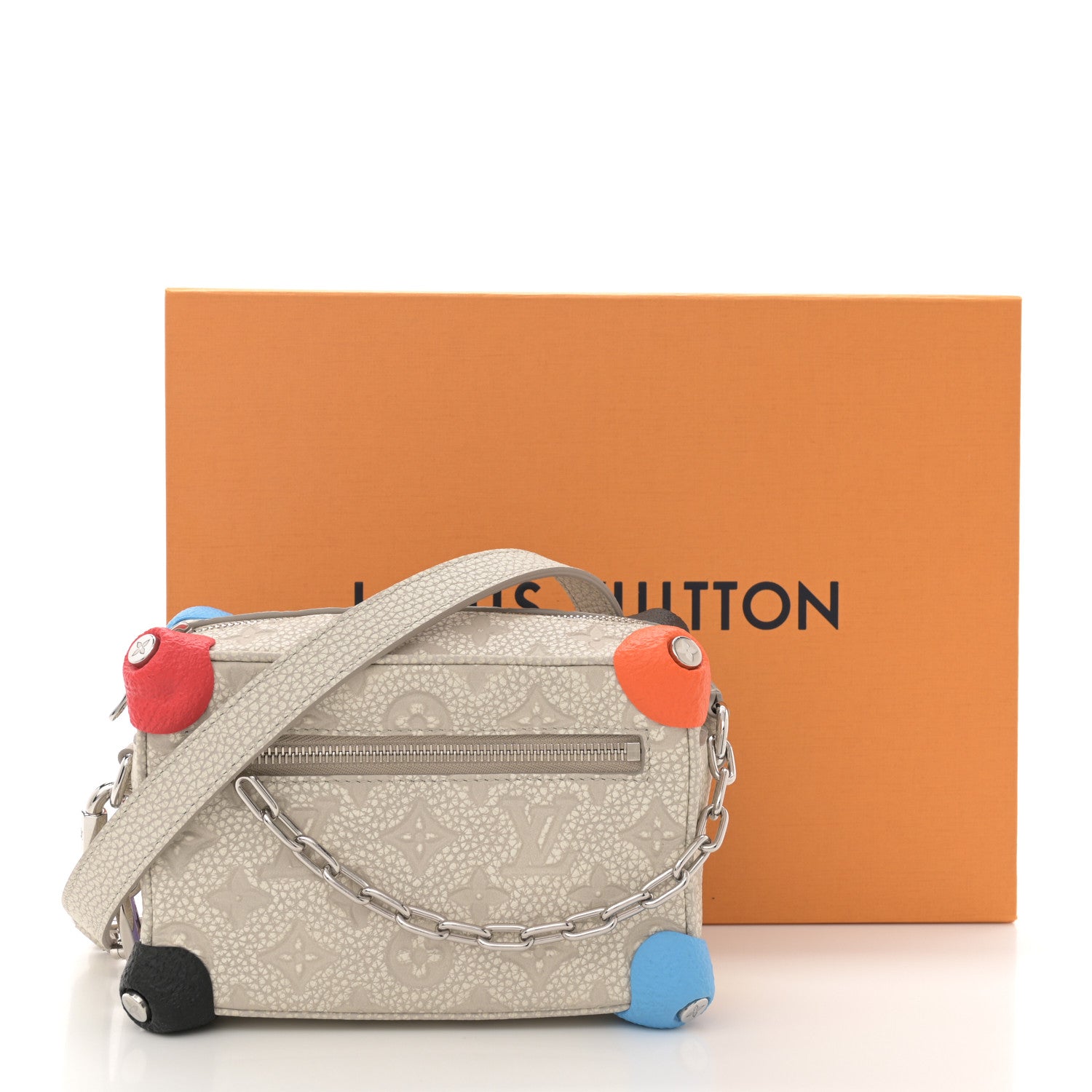 Louis Vuitton Taurillon Embossed Mini Soft Trunk Calk 10 of 10